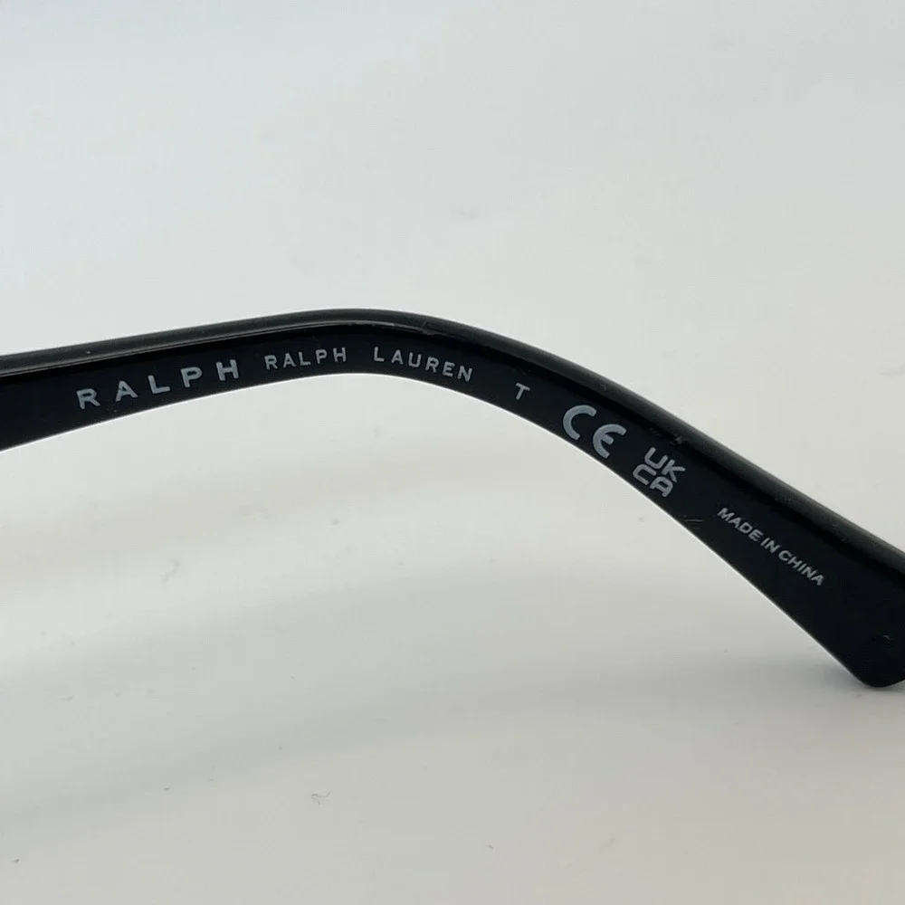 Ralph Lauren Eyeglasses RA7069 Black Clear Fade 1448 Frames 53-18-135 Modern